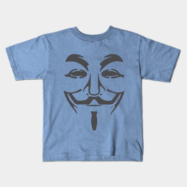 anonymity Kids T-Shirt by Wwonka